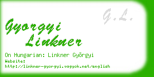 gyorgyi linkner business card